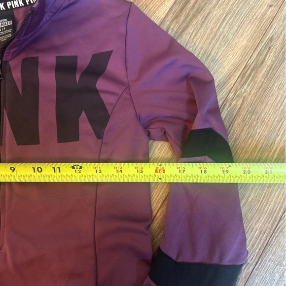 Victoria's Secret PINK Purple Quarter-Zip Jacket Women’s S - Picture 4 of 7